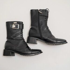 Vintage 1970's PLAYBOY Zip & Lace-Up Ankle Boots